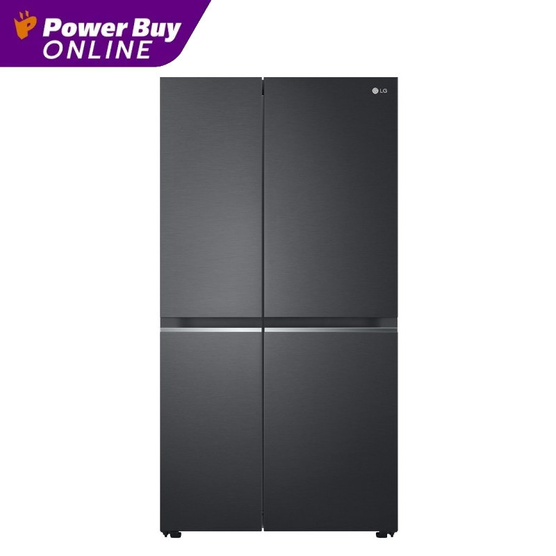 LG ตู้เย็น Side by Side 22.9 คิว Inverter (สีดำ) รุ่น GC-B257SQYL.AMCPLMT