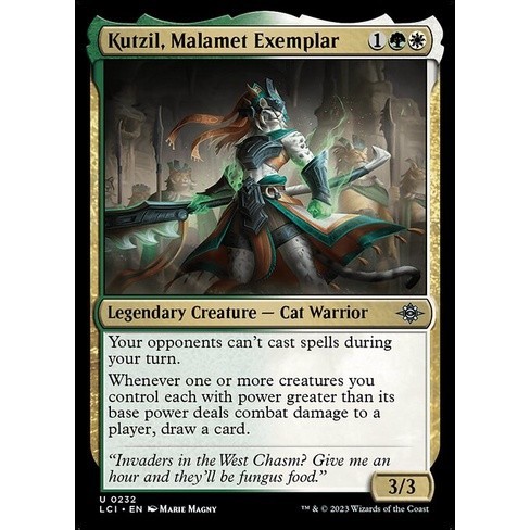 [The Lost Caverns of Ixalan] - [LCI] - (U) - [Kutzil, Malamet Exemplar] - [2023]