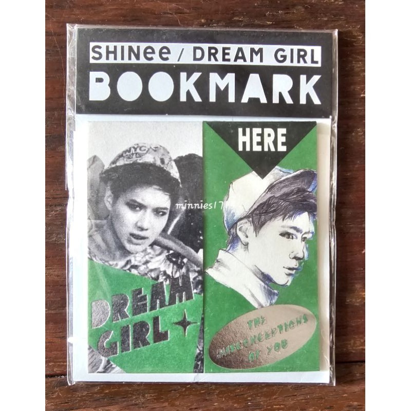 SHINee Dream Girl Taemin bookmark, ที่คั่นหนังสือเวอร์ชั่นแทมิน, ของแท้, ของใหม่