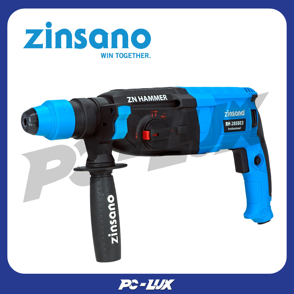 ZINSANO สว่านโรตารี่ 3 ระบบ RH-28SBE3 900 วัตต์ เจาะไม้ ปูน เหล็ก