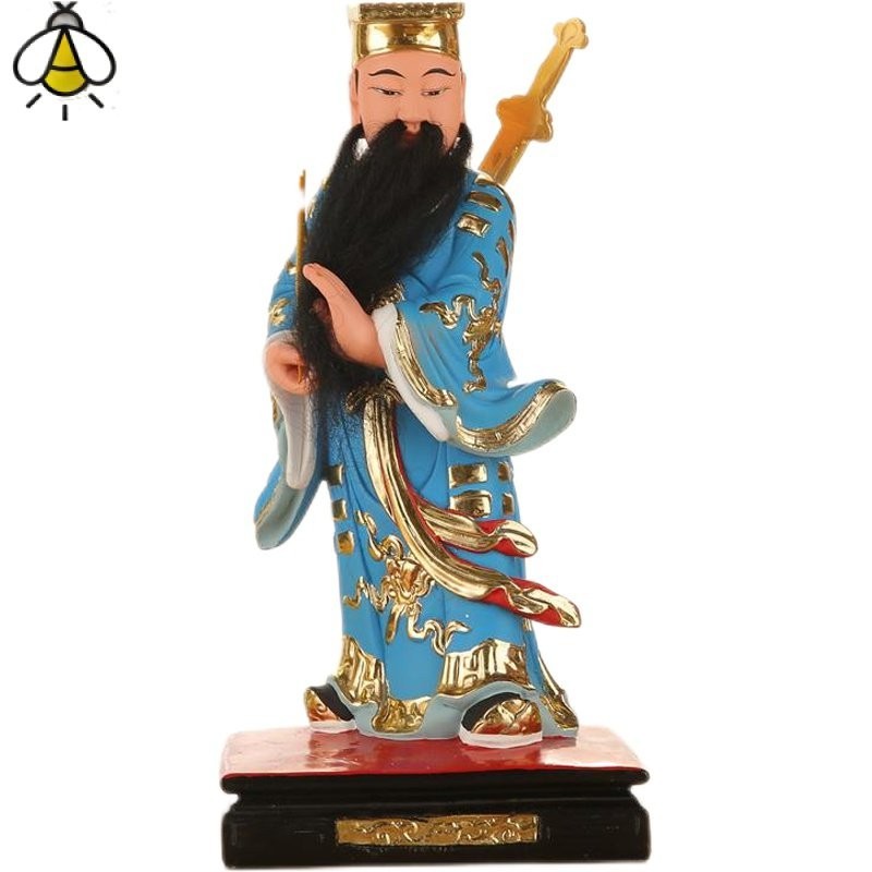 รูปปั้น Lu Dongbin16นิ้ว38ซม. Lu Zu แปดอมตะข้ามทะเลรูปปั้นเรซิ่นรูปปั้นพลาสติกเสริมใยแก้ว 9EZM