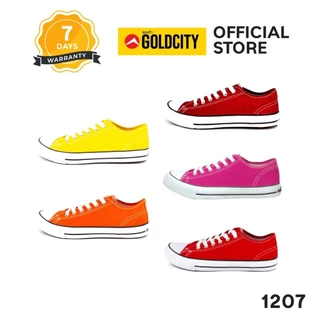 GOLDCITY รองเท้าผ้าใบ แฟชั่น แบบผูกเชือก UNISEX ใส่สบาย น้ำหนักเบา กันลื่น (36-45) รุ่น 1207