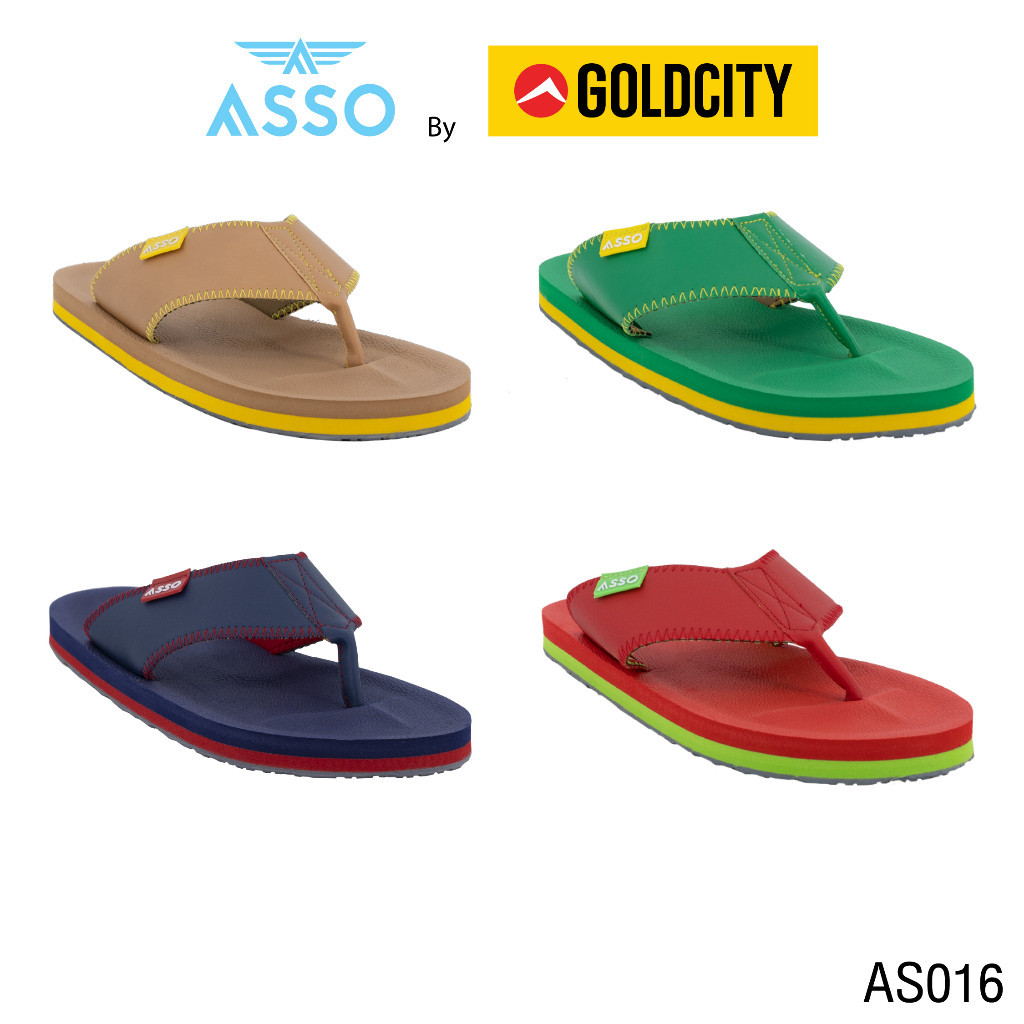 GOLDCITY รองเท้าแตะ แบบหนีบ UNISEX ใส่สบาย น้ำหนักเบา กันลื่น (37-45)  รุ่น AS016