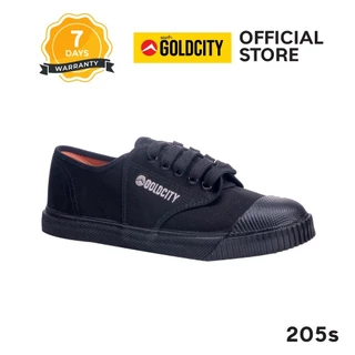 (ใบกำกับภาษีทักแชท) GOLDCITY รองเท้านักเรียน สำหรับทุกเพศทุกวัย พื้นยางพารา กันลื่น ใส่สบาย (37-50) รุ่น 205S