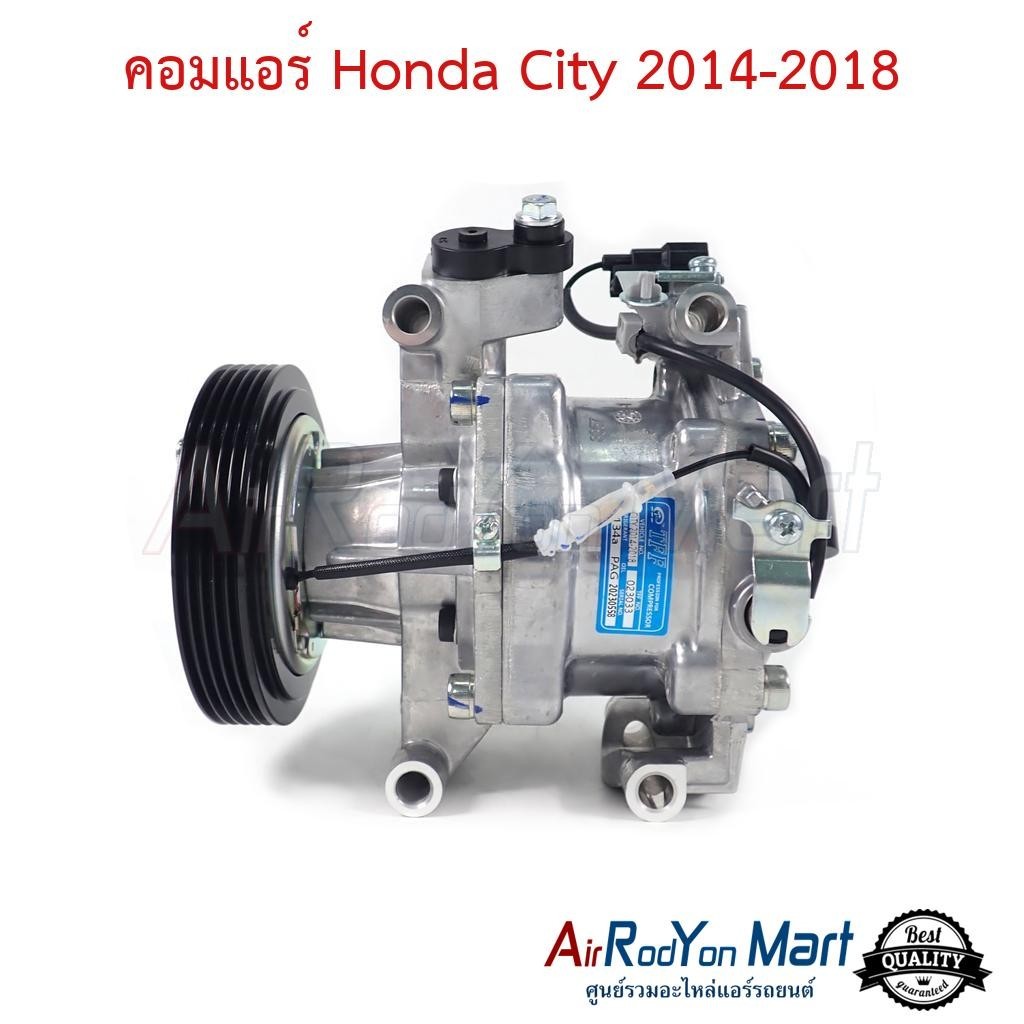 คอมแอร์ Honda City 2014-2018 #คอมเพรซเซอร์แอร์รถยนต์ - ฮอนด้า ซิตี้ 2014,แจ๊ส 2014