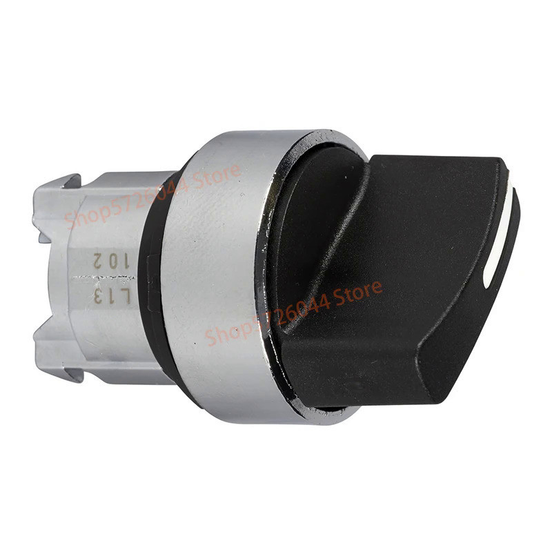 XB4 Harmony ของ ZB4BD2,หัวสวิตช์เลือก,โลหะ,สีดำ,Ø22, 2ตำแหน่ง,Stay Put