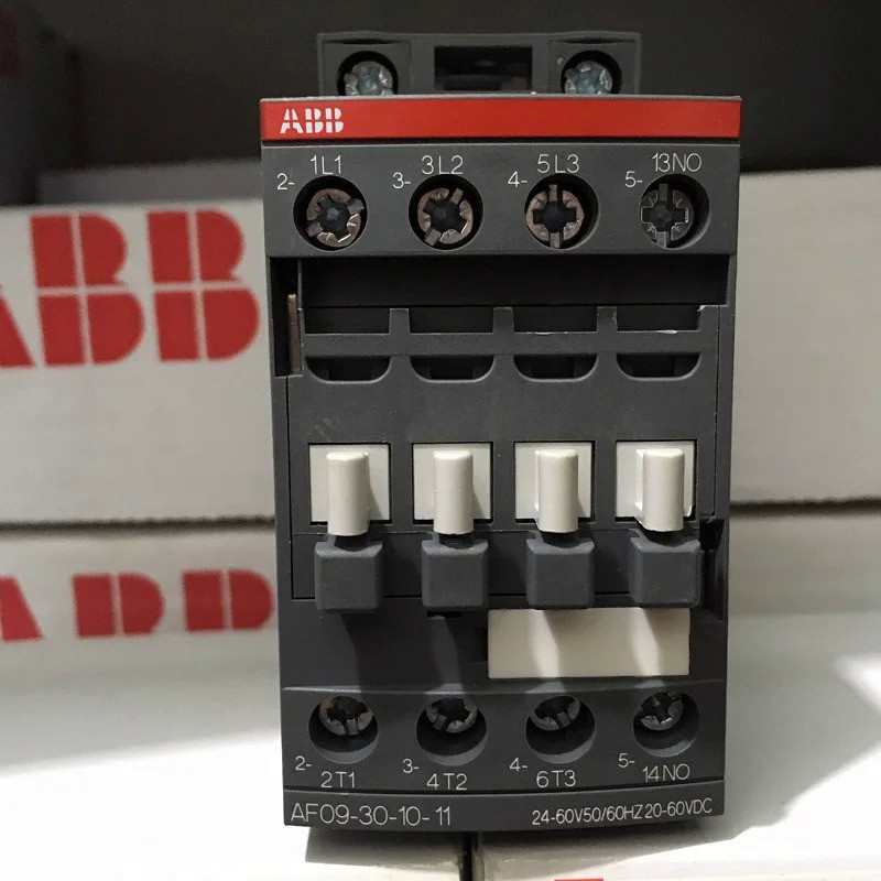 ABB 3-ploe Contactors AF Series 1NC Ac/dc หรือ1NO 50HZ/60HZ 24V ~ 60V DC 20V-60V 9A 4kw AF09-30-01-1