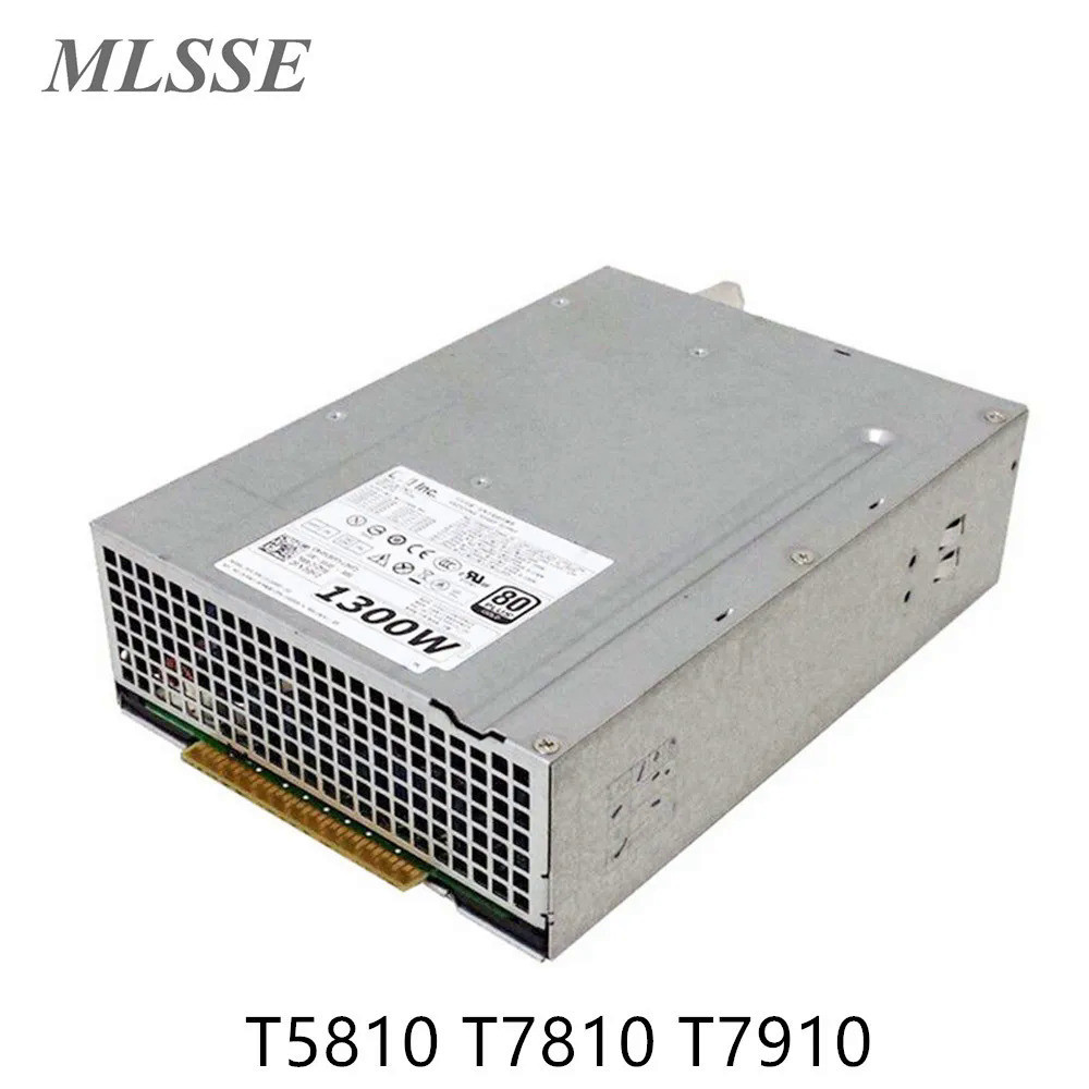 ต้นฉบับสำหรับ Dell T5810 T7810 T7910เวิร์กสเตชันพาวเวอร์ซัพพลาย V5K16 T31JM D1K3E003L 1300วัตต์เต็มท