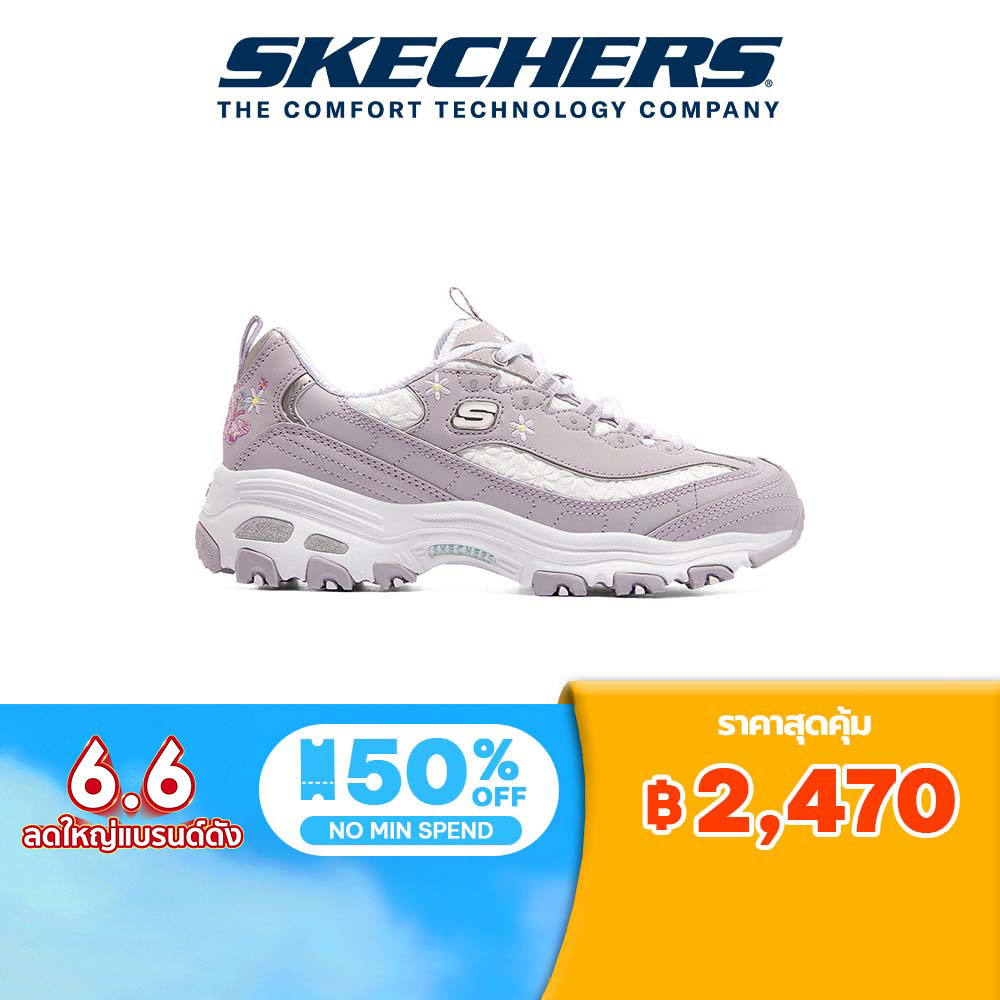 Skechers สเก็ตเชอร์ส รองเท้า ผู้หญิง Sport D'Lites 1.0 Shoes - 149466-LAV