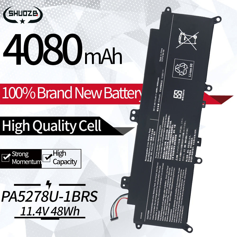 PA5278U-1BRS PA5278U Laptop Battery For Toshiba Portégé X30-D-123 X30-E-11D X30-F Tecra X40-D X40-E X40-F X40-D-14M X40-