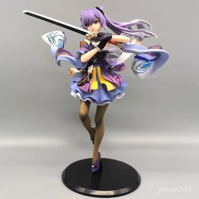 Project Genshin Impact Keqing อดีตนายพล Shenqing Raiden โมเดลตัวละคร ของประดับตกแต่งเกมประดับตกแต่งส