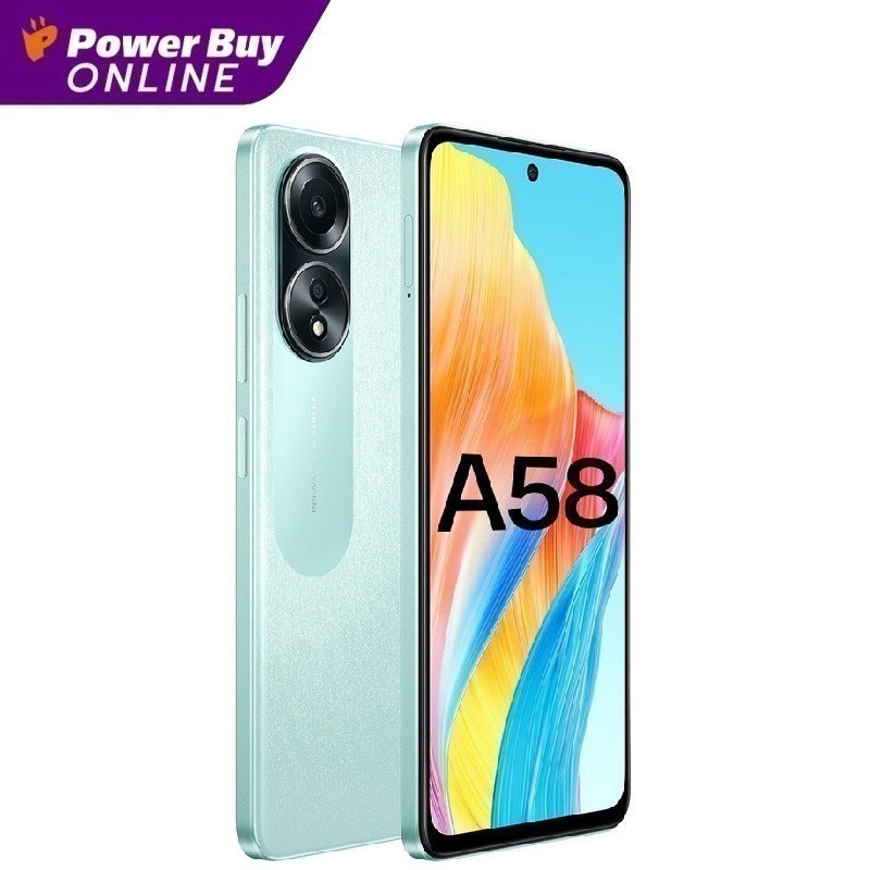 Oppo A58 RAM 6GB 128GB ชาร์จไว 33W แบตเตอรี่ 5000mAh