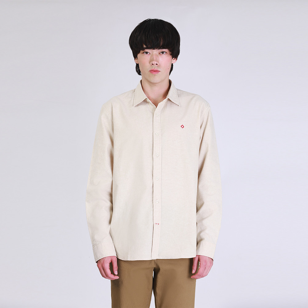 John Henry เสื้อเชิ้ตผู้ชายแขนยาว ทรงเข้ารูป รุ่น JH S524MSLSM63 - สีเหลือง