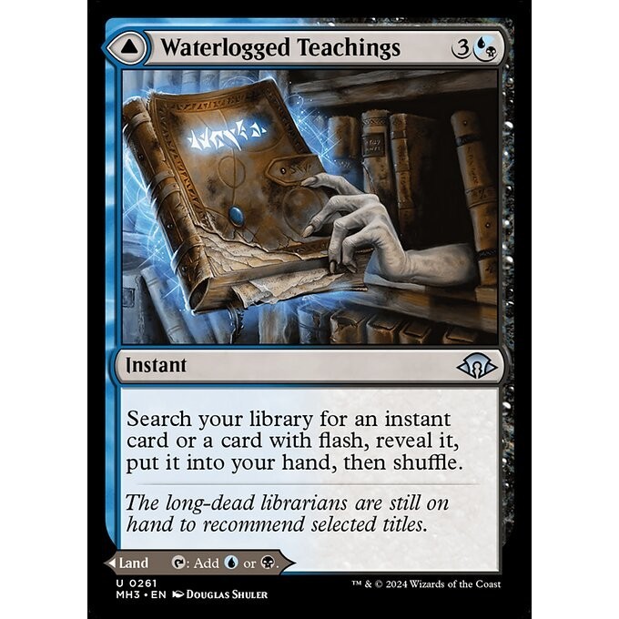 [Modern Horizons 3] - [MH3] - (U) -[Waterlogged Teachings // Inundated Archive] -  [2024]