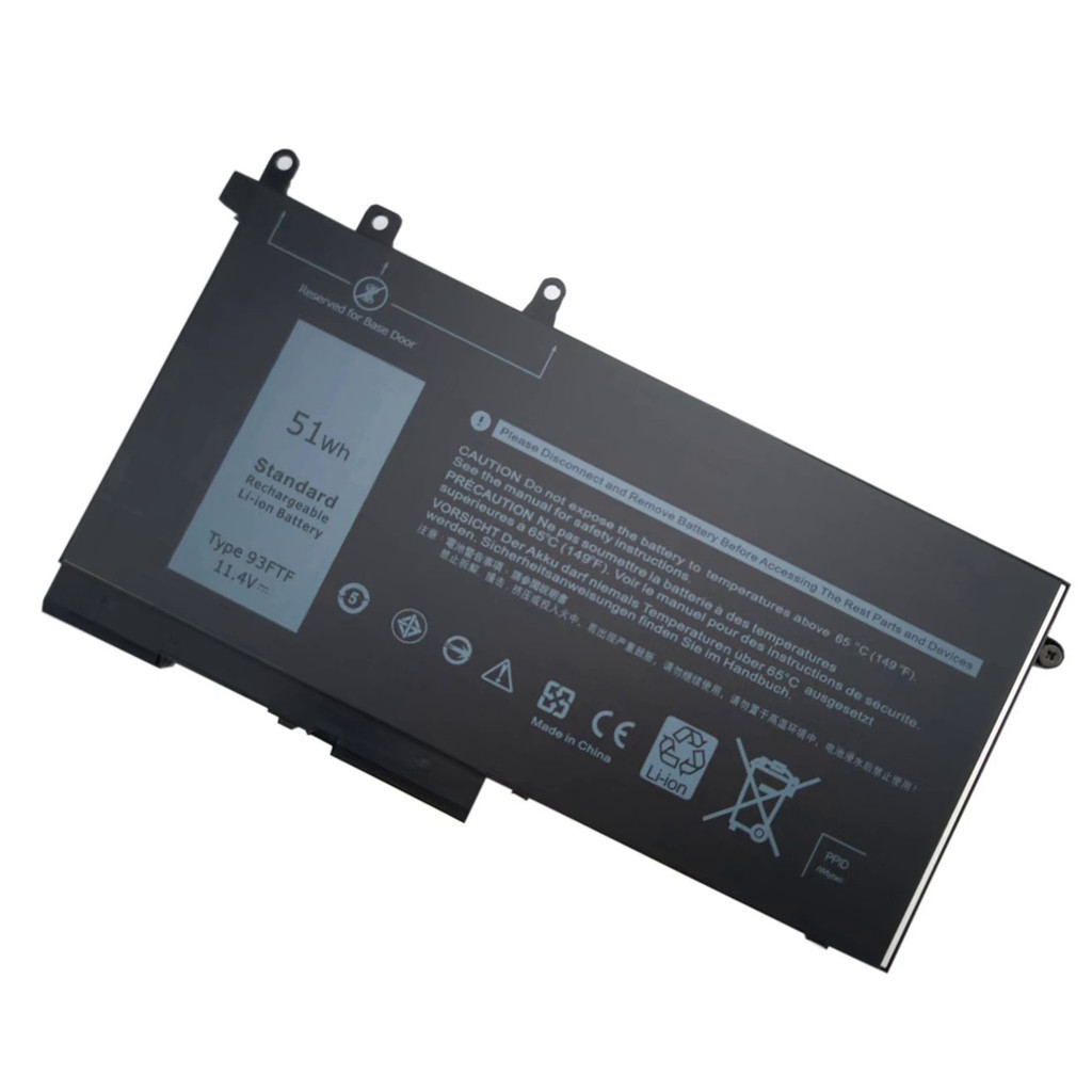 51WH 11.4โวลต์93FTF 4400มิลลิแอมป์ชั่วโมงแบตเตอรี่แล็ปท็อปสำหรับ Dell Latitude E5280 E5480 E5580 E5590 083XPC 4 Yvg 3DDD
