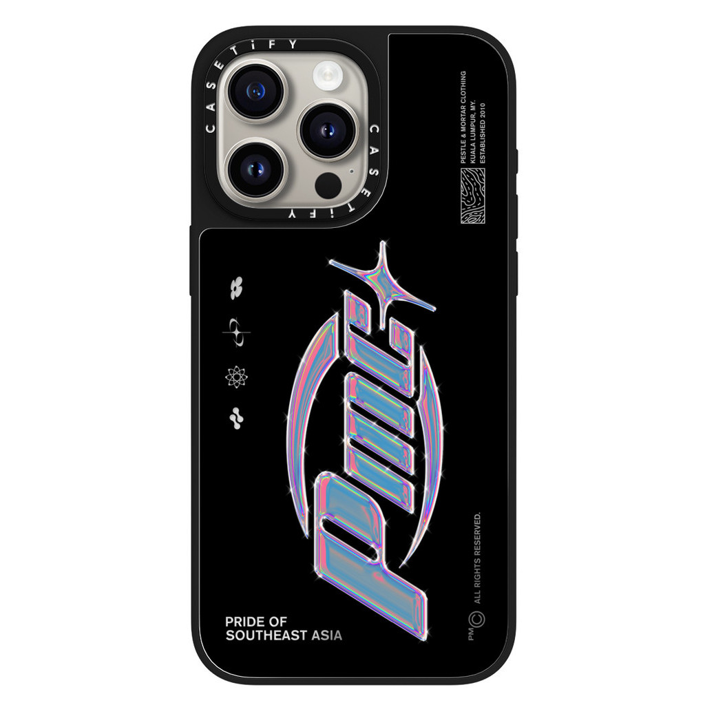 [พร้อมส่ง] CASETiFY | Pestle & Mortar Clothing Y2K Chrome Case