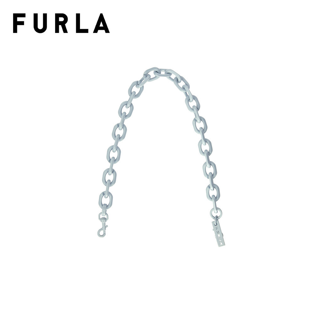 FURLA สายกระเป๋า รุ่น CANDY SHOULDER STRAP สี LAGUNA