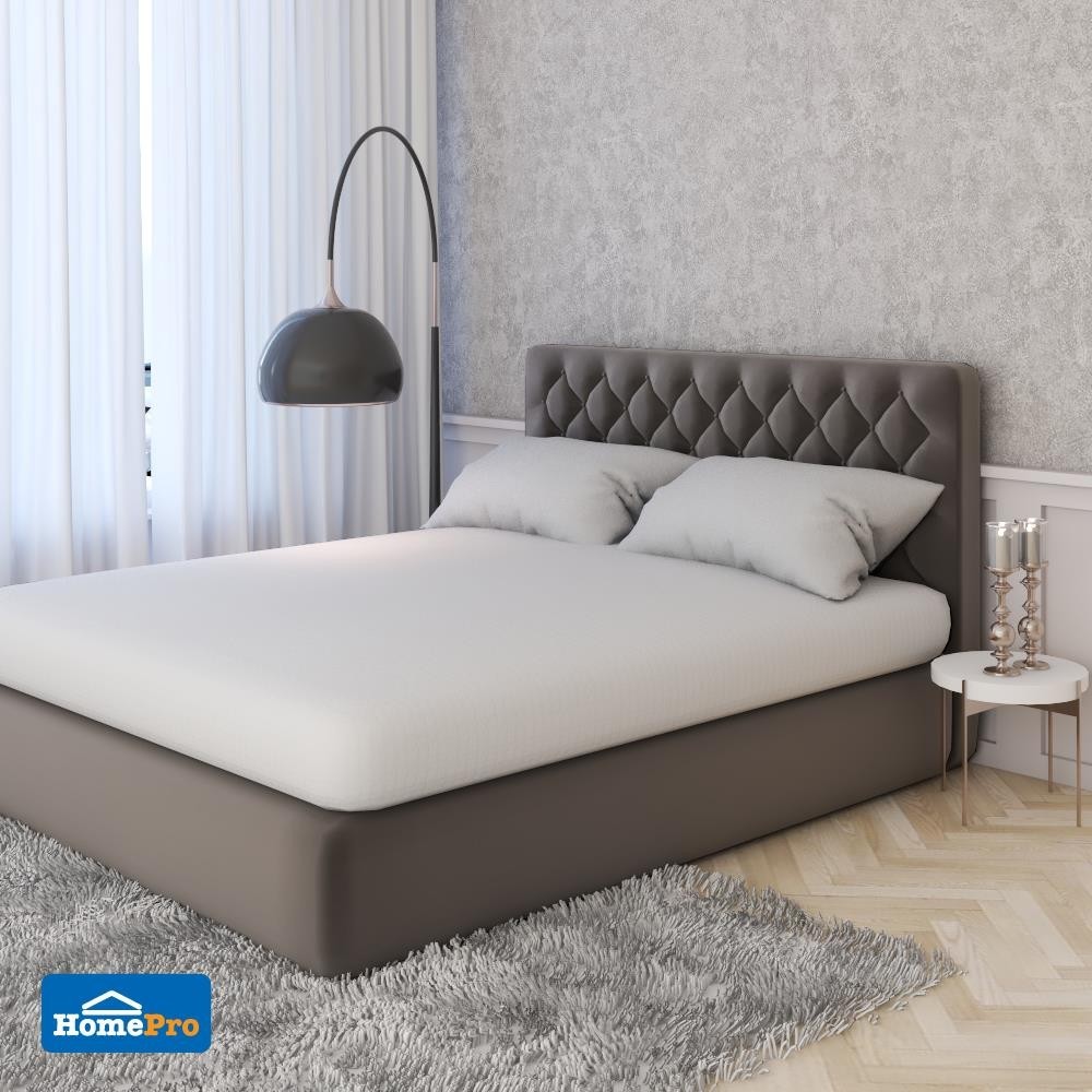 HomePro ผ้าปูที่นอน TC 90x110 นิ้ว สีขาว แพ็ก 2 ชิ้น แบรนด์ HLS