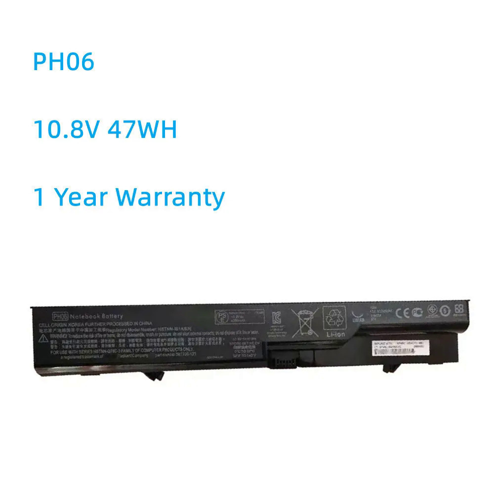 PH06 battery for HP ProBook 4520 4520s 4525s 43221 s 4320 4320s 4320t 4325s 420 320 HSTNN-UB1A PH09 