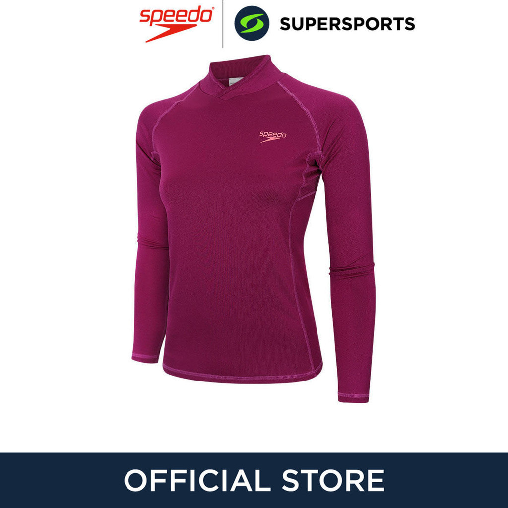 SPEEDO Essential Long Sleeves Breathable เสื้อรัชการ์ดผู้หญิง