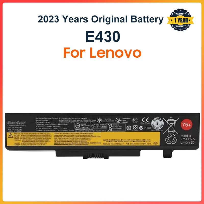 แบตเตอรี่4400MAh สำหรับ Lenovo ThinkPad Edge E440 E540 E431 E435 E530 E530 E430C E545