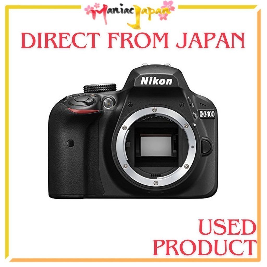 [ กล้องมือสองจากญี่ปุ่น ] [ กล้อง DSLR ] Nikon D3400 Digital SLR Camera Body Black D3400BK