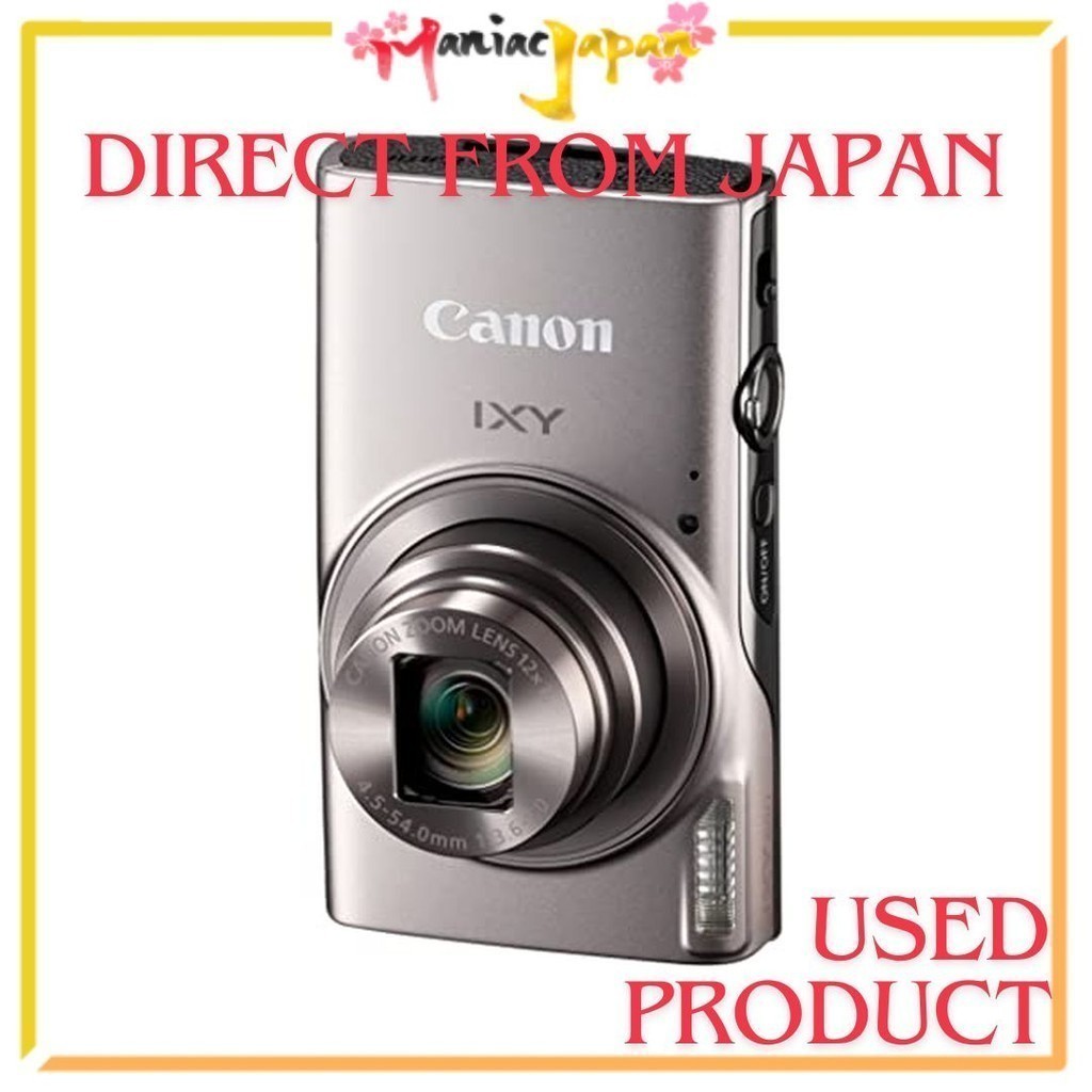 [ กล้องมือสองจากญี่ปุ่น ] Canon Compact Digital Camera IXY 650 Silver 12x Optical Zoom/Wi-Fi IXY650S
