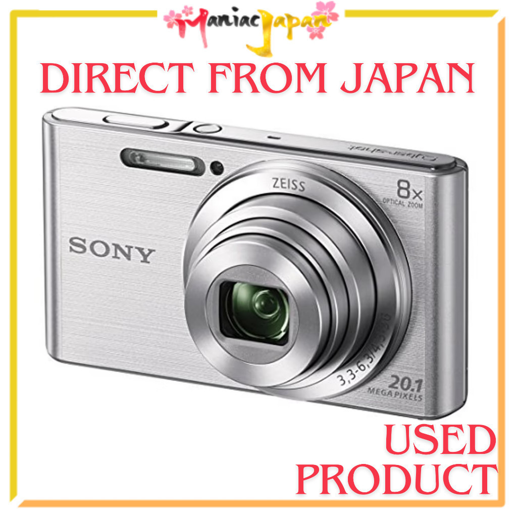 [ กล้องมือสองจากญี่ปุ่น ] กล้องดิจิตอล Sony Compact Cyber-shot DSC-W830 Silver Optical Zoom 8x (25-2