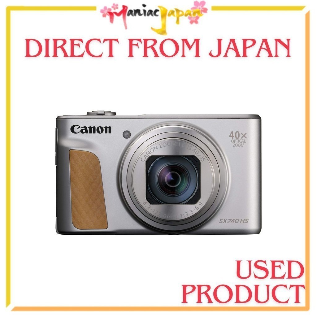 [ กล้องมือสองจากญี่ปุ่น ] Canon Compact Digital Camera PowerShot SX740 HS Silver 40x Optical Zoom/4K