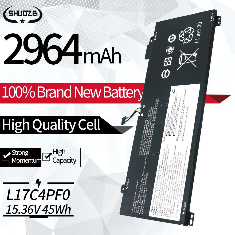 New L17C4PF0 L17M4PF0 Laptop Battery For Lenovo Ideapad S530-13 Xiaoxin Air 13IWL 5B10R38650 5B10W67