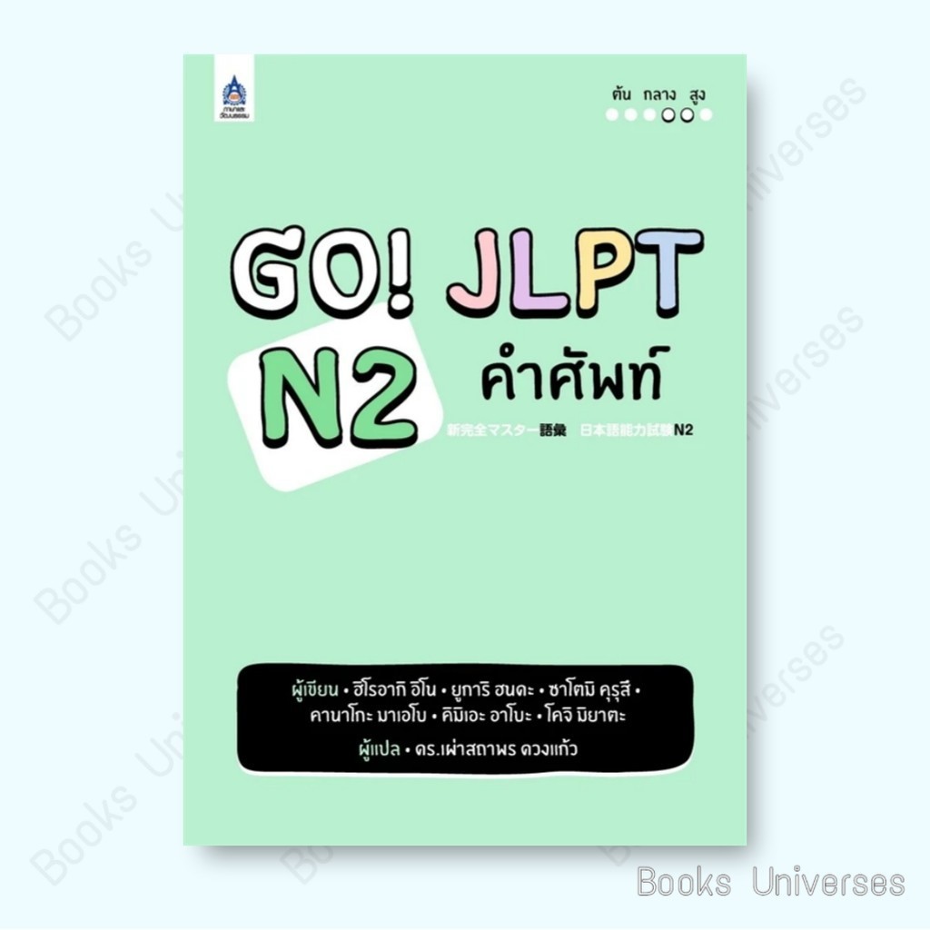(พร้อมส่ง) หนังสือ GO! JLPT N2 คำศัพท์ ผู้เขียน: ฮิโรอากิ อิโน
