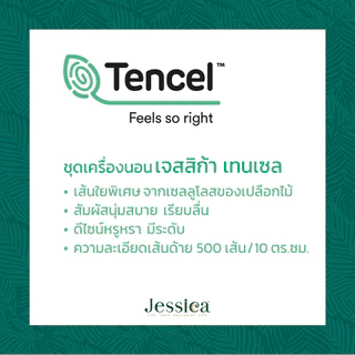 [NEW] Jessica Tencel TP011 เจสสิก้า สีพื้น ชุดเครื่องนอน ผ้าปูที่นอน ผ้าห่มนวม ให้สัมผัสที่นุ่มลื่นดุจแพรไหม