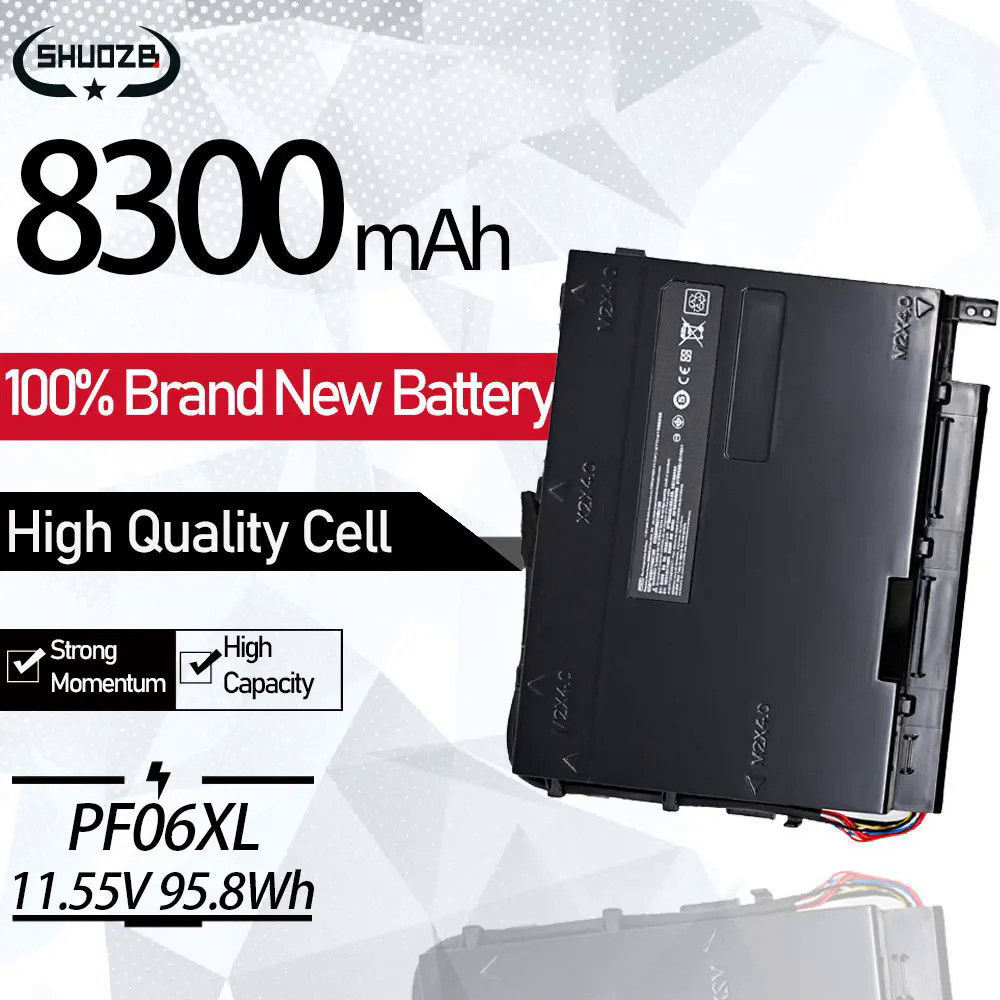 PF06XL HSTNN-DB7M 852801-2C1 Battery For HP Omen 17t-w100 17-w120TX 17-W110NG 17-W202NO W238TX W232N