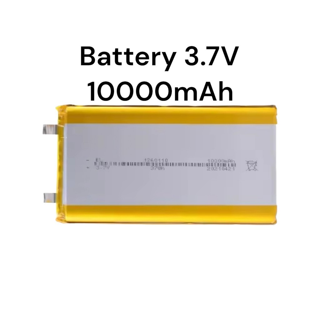 3.7V 10000mAh 1260110 Lithium battery polymer lithium battery speaker mobile device rechargeable lit