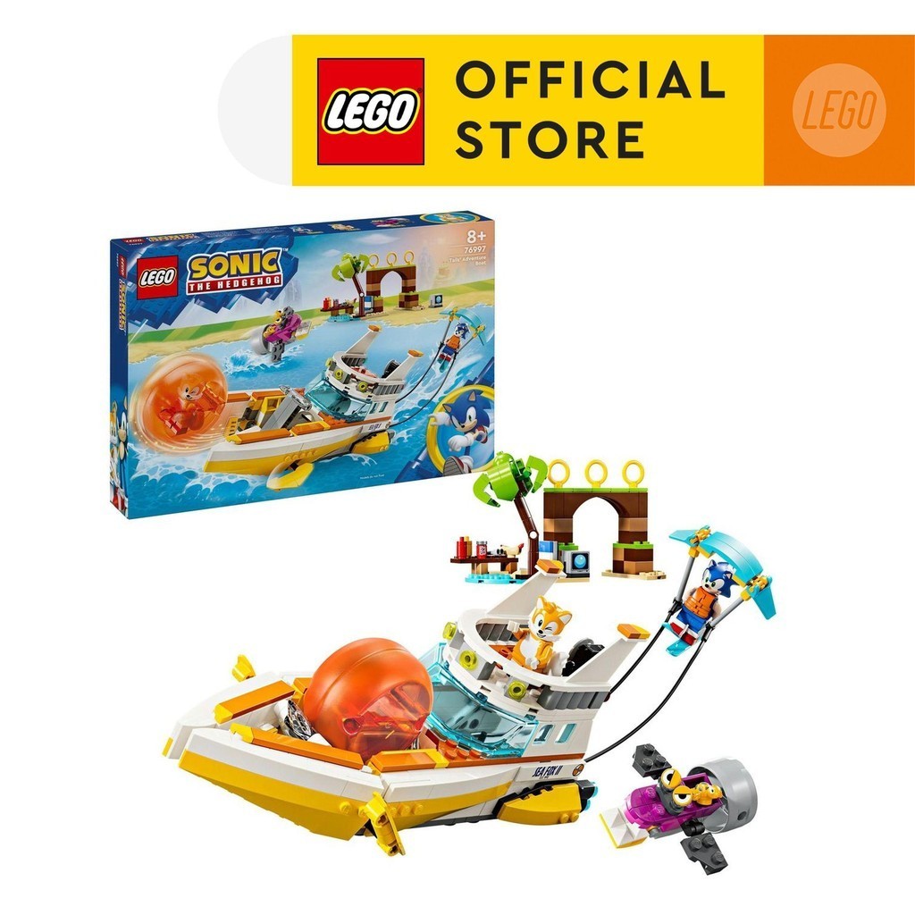 LEGO Sonic 76997 Tails' Adventure Boat (393 Pieces)