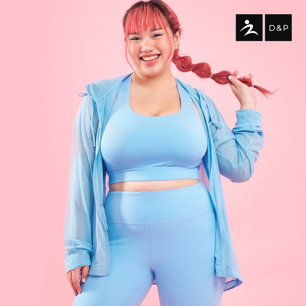 (Plus Size) D&P Sport Jacket | Balance 2rd Drop | D-8124 เสื้อแจ็คเก็ตมีฮู๊ด ออกกำลังกาย ระบายอากาศไ