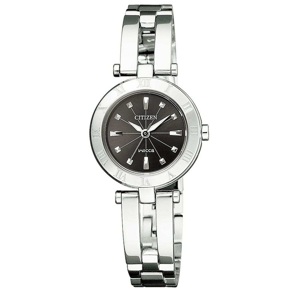 wicca Citizen CITIZEN Watch wicca Eco-Drive Half Bracelet Simple Adjust NA15-1571 Women'sDial color 