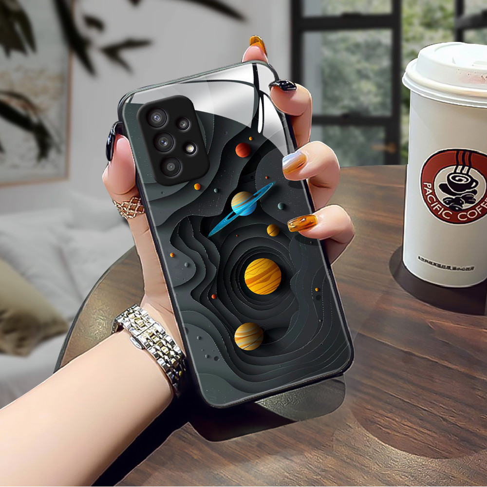 เคส กระจก Samsung a73 a71 a7 2018 a53 a52s a51 a50s a50 a42 a33 a32 a31 a30s a23 a22 a21s a20s a20 h3f1622