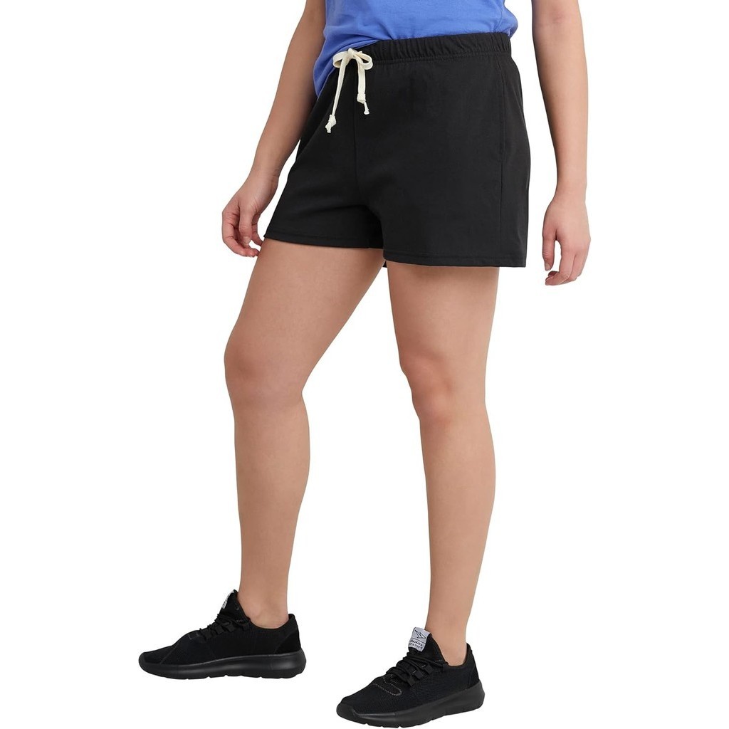 Personalized and trendyFashionHanes Womens Essentials Drawstring Shorts, Cotton Shorts For Women, Ad