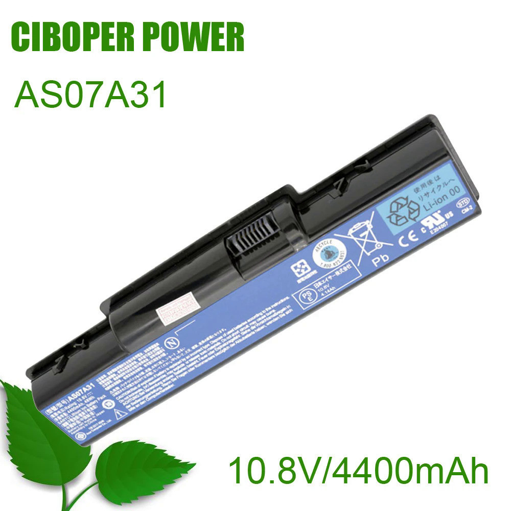 CP แบตเตอรี่แล็ปท็อป AS07A31 10.8V 4400MAh สำหรับ2930G 4710G 4720G 4720ZG 4930G 5740G AS07A41 AS07A3