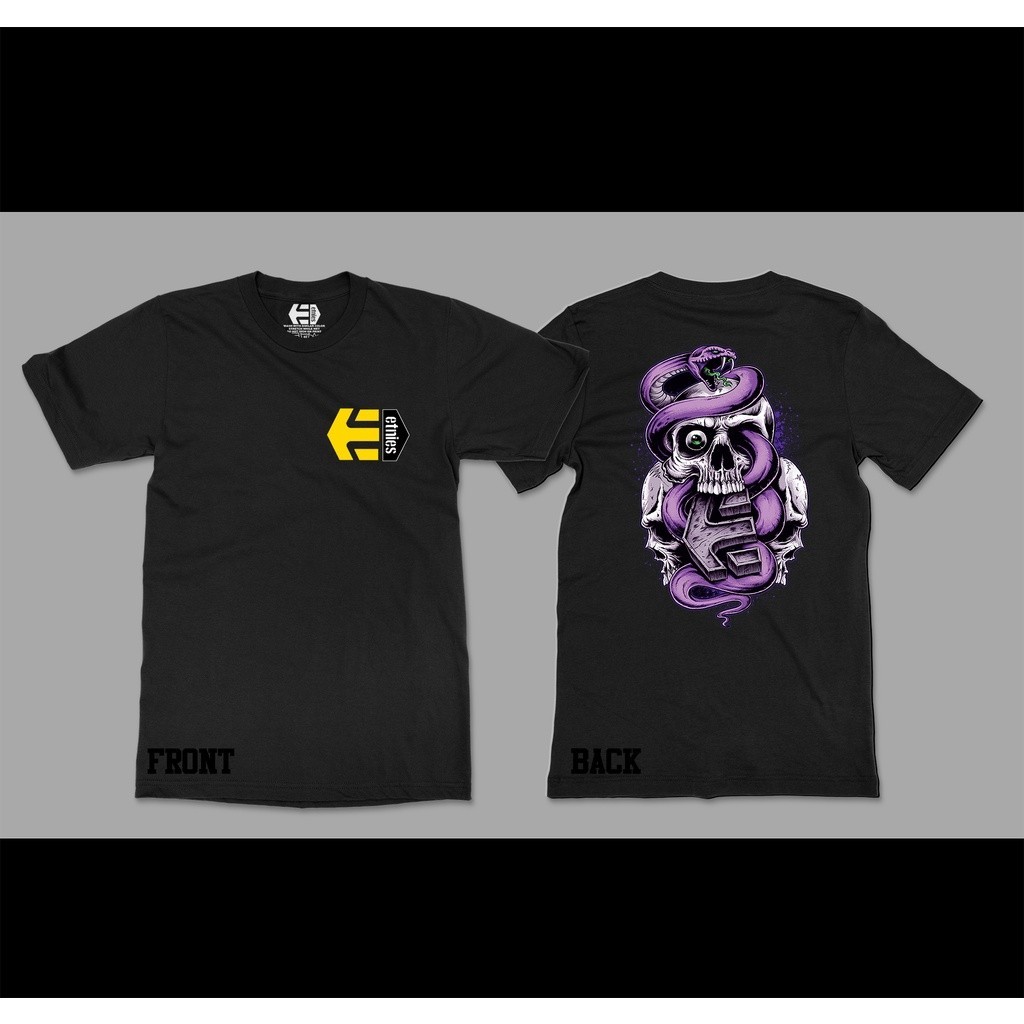 【COD】ETNIES TEES SNAKE/SKULL