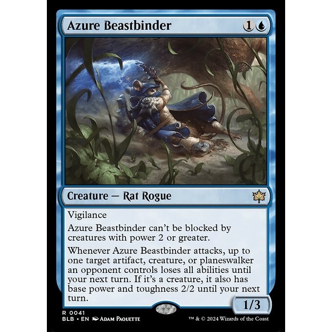[Bloomburrow] - [BLB] - (R) - [Azure Beastbinder] - [2024]