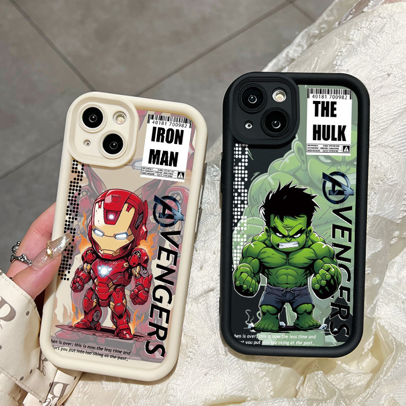 เคสสำหรับ OPPO A16K OPPO A16E เคสป้องกันลายฮักักและไอรอนแมนน่ารักดีไ - รูปที่ 7