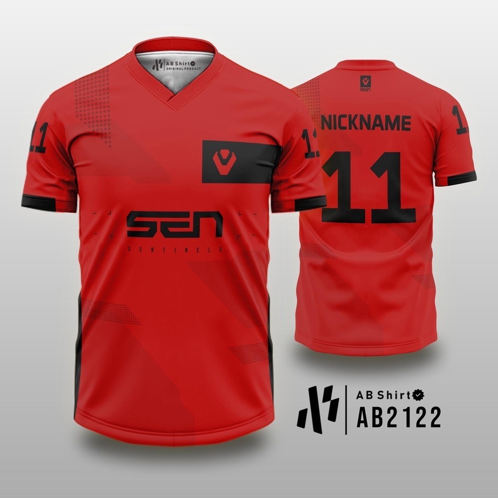 【COD】New Fashion2023-Custom Valorant Esport Sentinel Jersey 2023