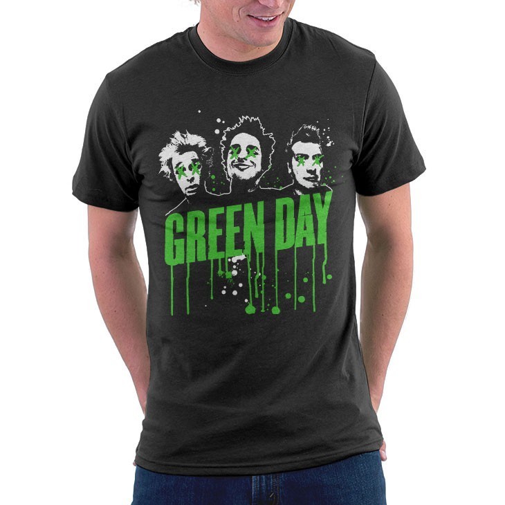 【COD】Green Day T-shirt Greenday Rock Band T shirt Unisex Rockband shirt