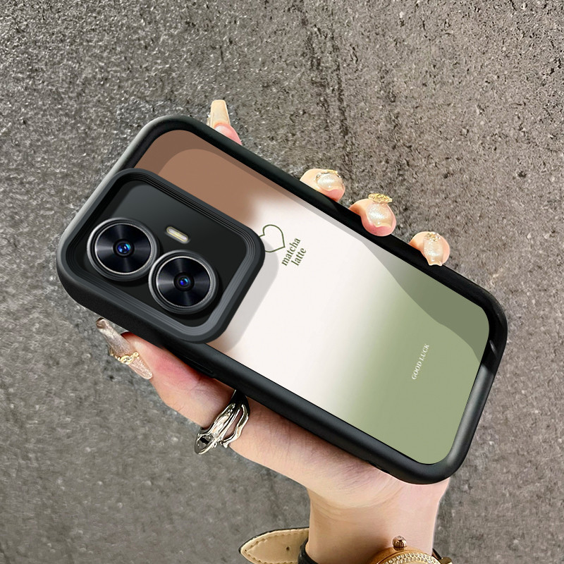 เคสสำหรับ Realme C55 Realme Narzo N55 เคสป้องกันโทรศัพท์  กันกระแทกลายรักไ