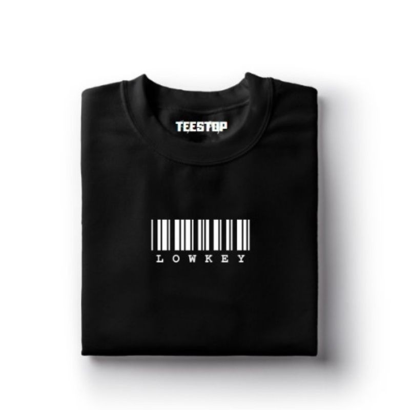 【COD】#LOWKEY Barcode Designed Quality Solid Drop Shoulder T Shirt (Unisex)