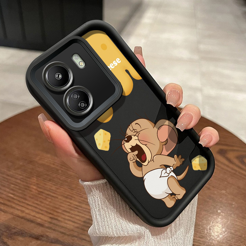 เคสสำหรับ Xiaomi Redmi 13C POCO C65 เคสครอบปกป้องซิลิโคนป้องกันรอยขีดข่วนลาย