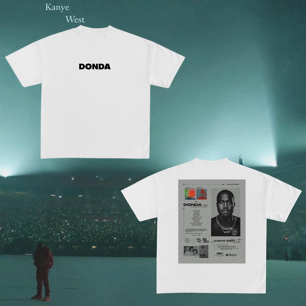 【COD】Donda Kanye West Oversized 100% Cotton Shirt