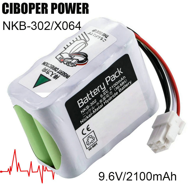 CP แบตเตอรี่ทางการแพทย์ NKB-302/ X064 9.6V 2100MAh สำหรับ OPV-1500 OPV-1500K OPV-1500 X064 Vitvitvit